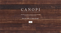 Desktop Screenshot of canopi.com